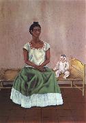 Frida Kahlo Me and My Doll oil painting on canvas